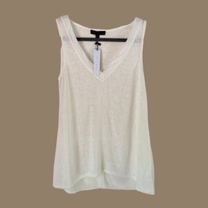 NWT! Anthropologie | Sanctuary  | Size Small | White V-Neck Button Back Blouse
